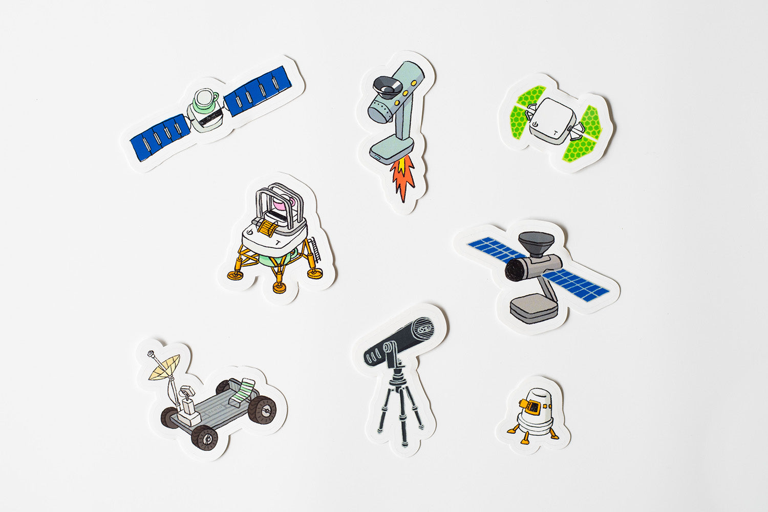 acaia-merch-cosmic-stickers-set-aufkleber image 2