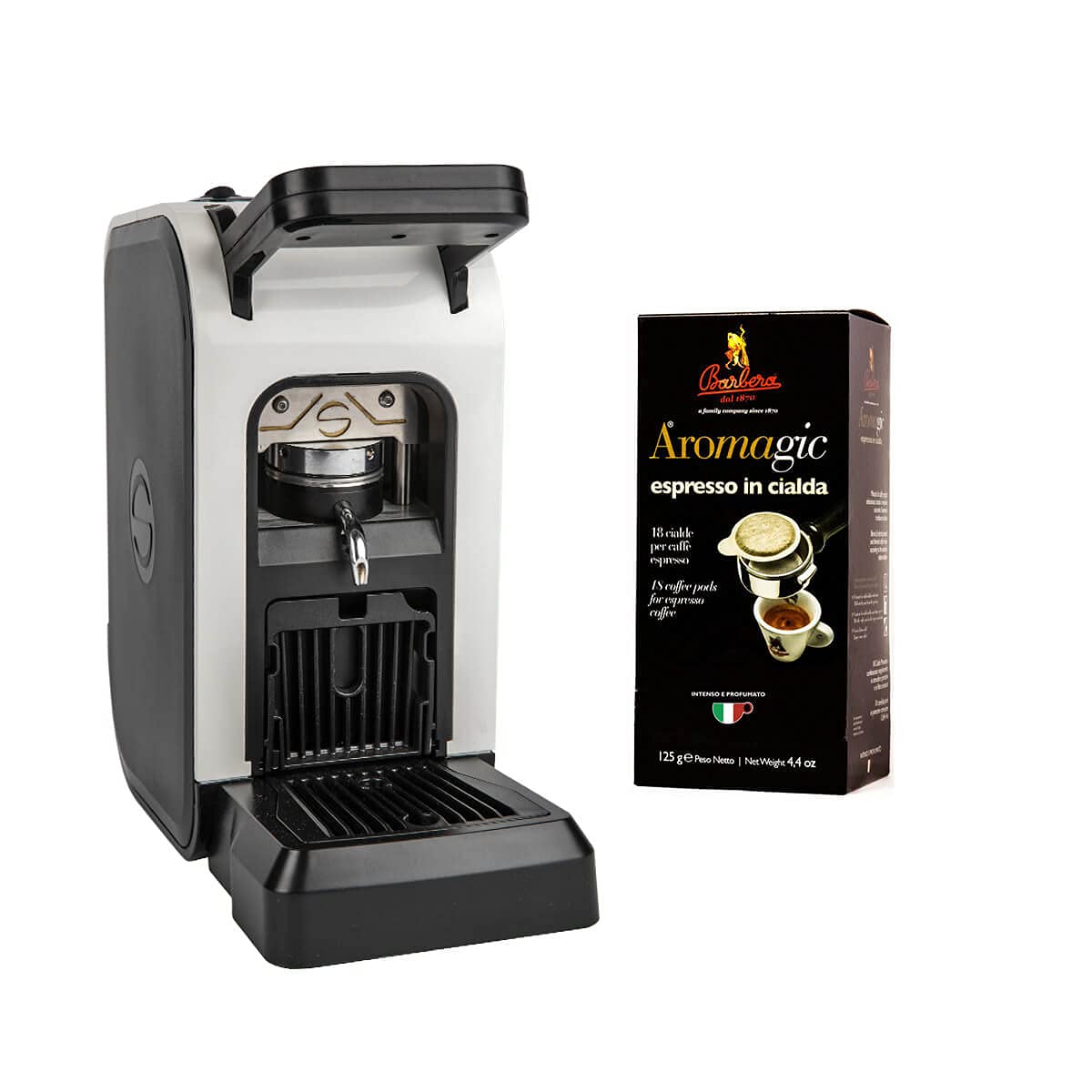 barbera-spinel-ciao-pad-maschine-schwarz-18-pads image 1