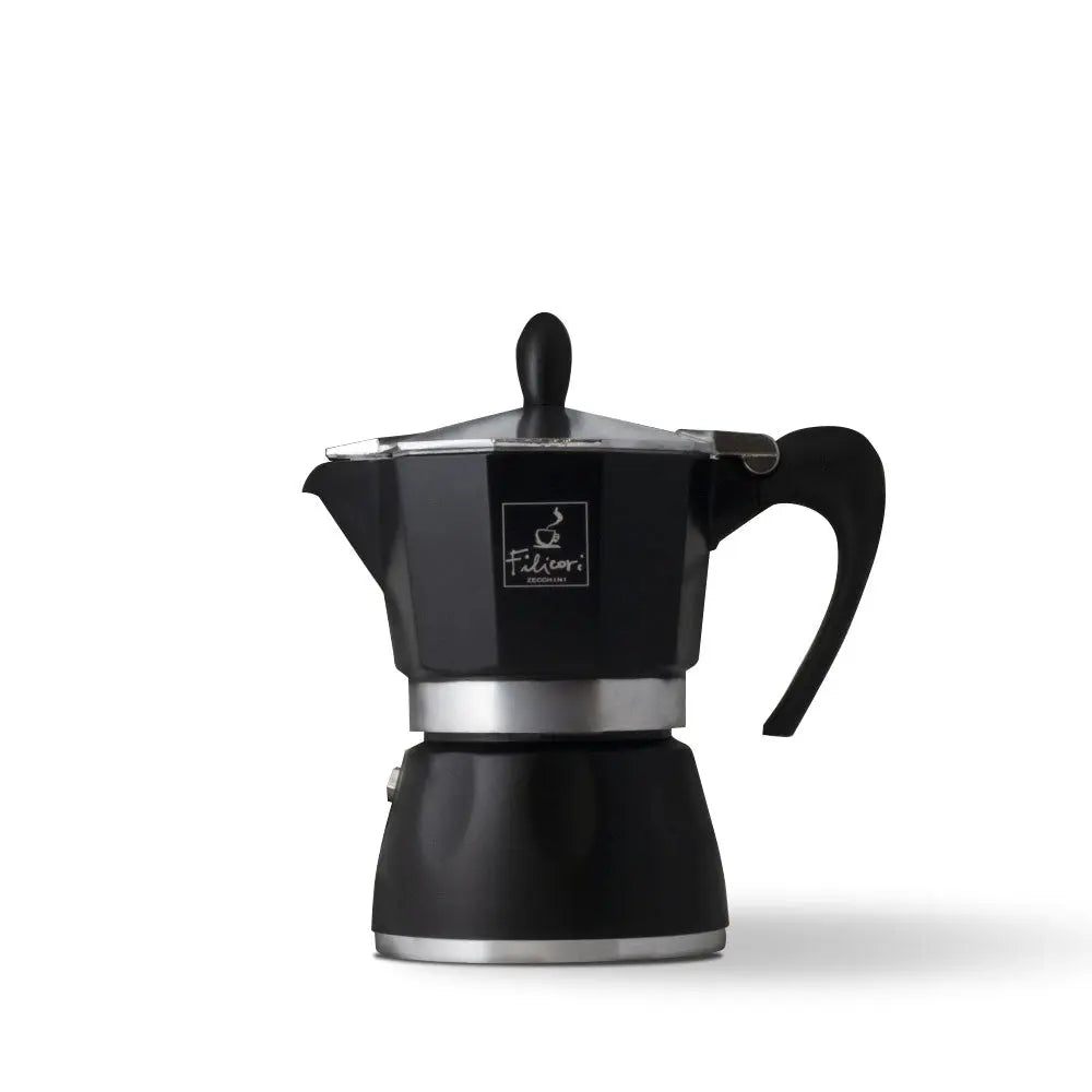 filicori-zecchini-brew-tools-black-mokakanne-3-4-tassen-aluminium image 3