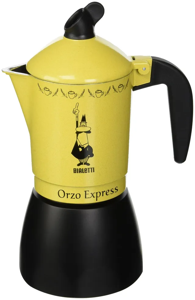 bialetti-moka-orzo-express-4-tassen-gelb-aluminium-orziera image 1
