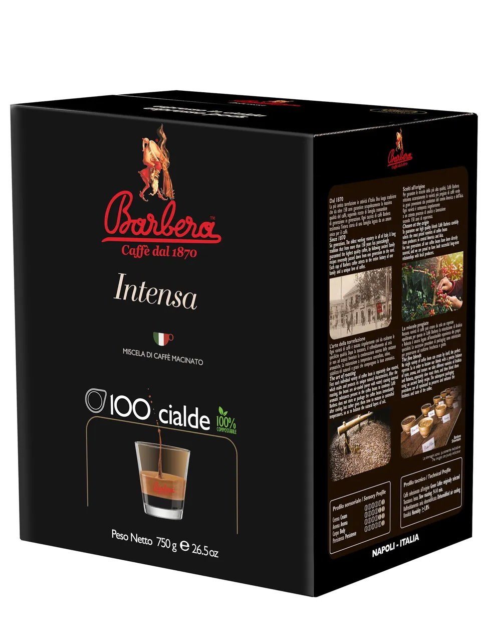barbera-aromagic-ese-pads-intensiv-700-g image 1