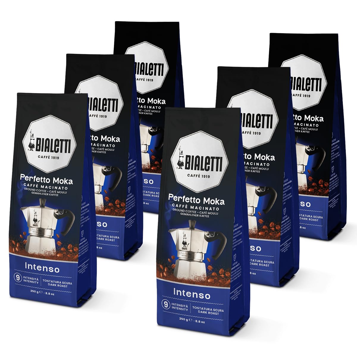 bialetti-perfetto-moka-intenso-gemahlener-kaffee-250g image 1