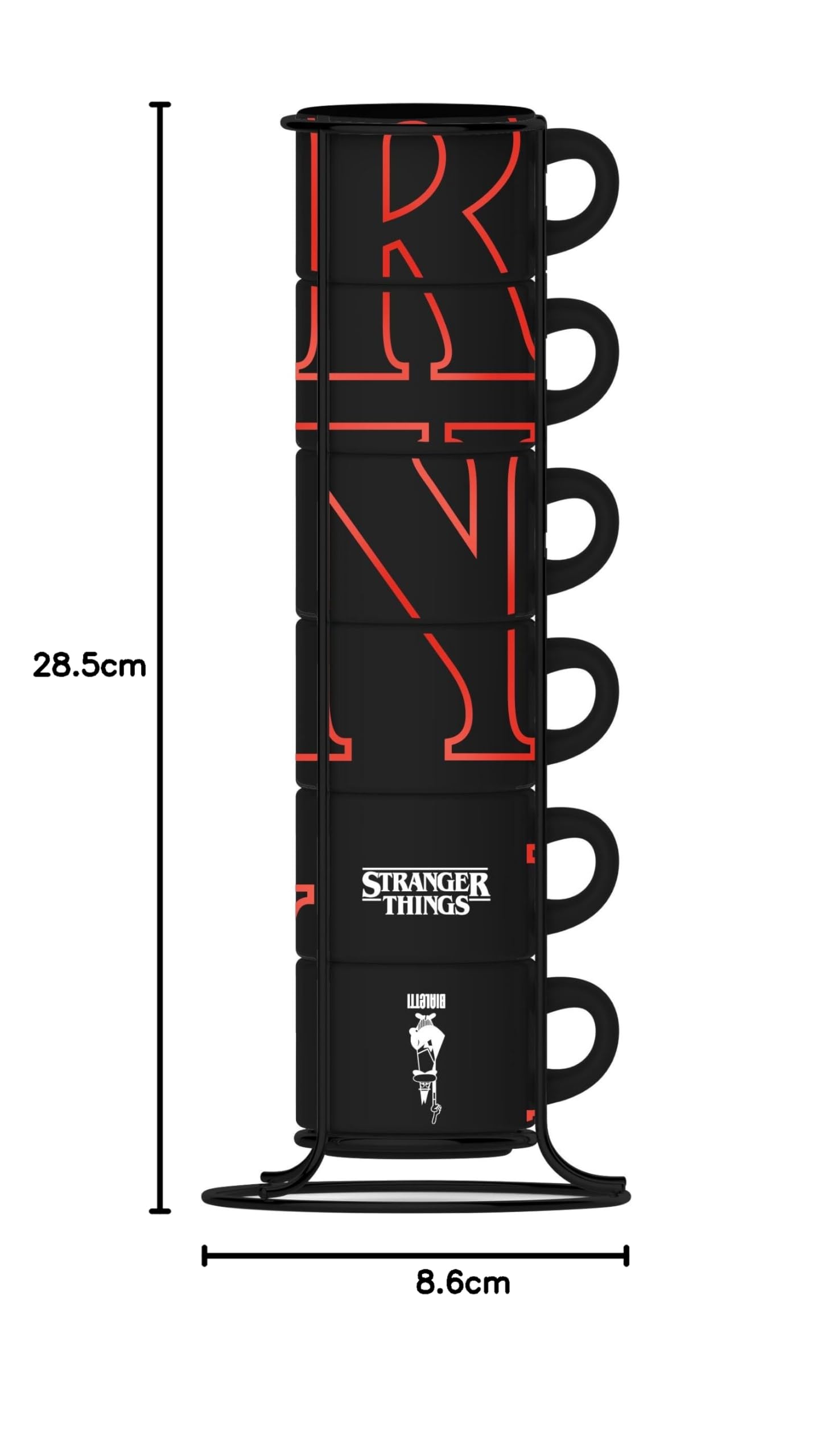 bialetti-stranger-things-espressotassen-6x-80-ml-schwarz image 3