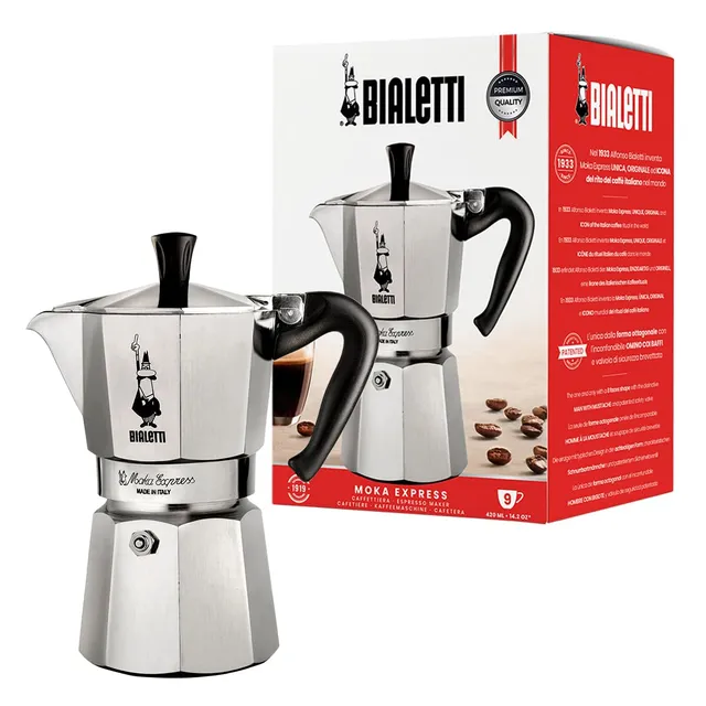bialetti-moka-express-espressokanne-9-tassen-420ml image 1