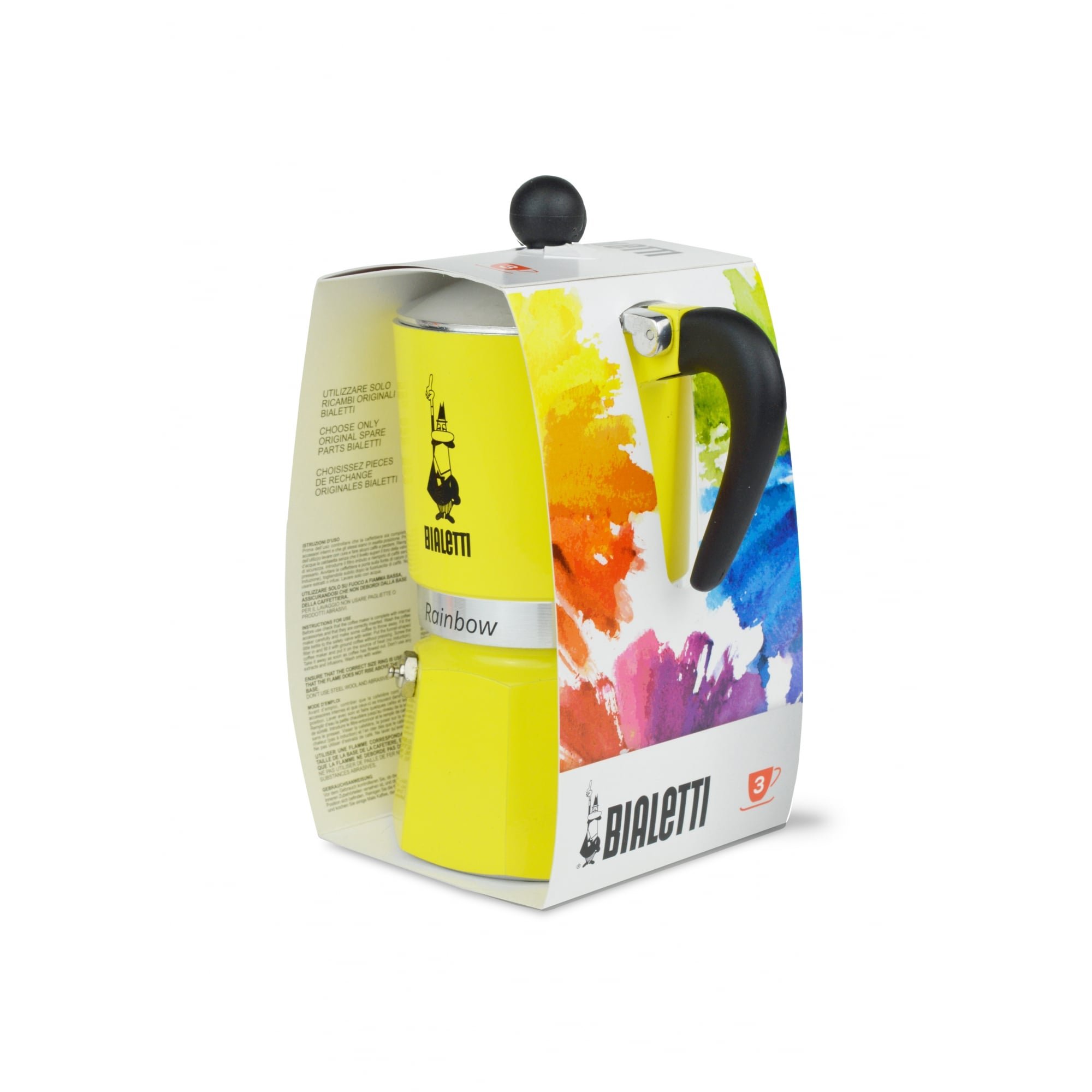 bialetti-rainbow-moka-espressokanne-3-tassen-gelb image 4