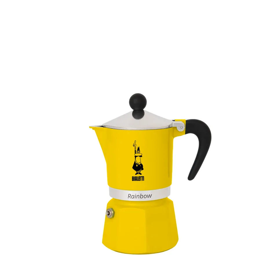 bialetti-rainbow-moka-espressokanne-3-tassen-gelb image 1