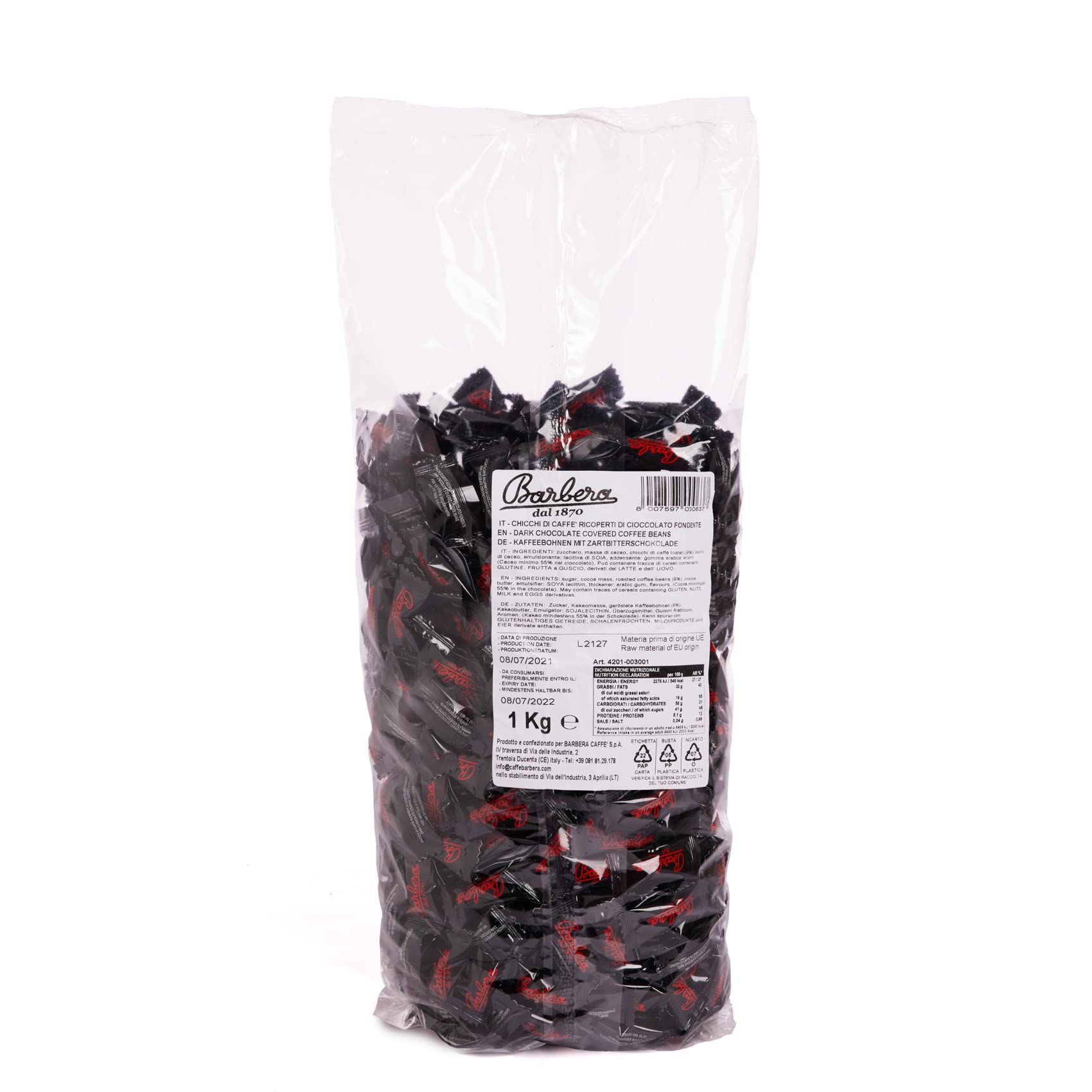 barbera-schokoladenkaffeebohnen-zartbitter-1-kg image 3