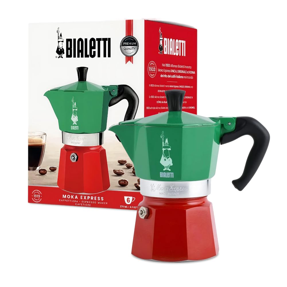 bialetti-moka-express-6-tassen-espressokanne-aluminium-270-ml image 3