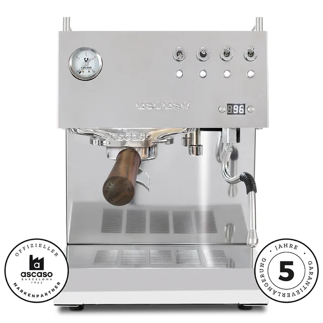 ascaso-steel-duo-pid-espressomaschine-thermoblock-inox image 1