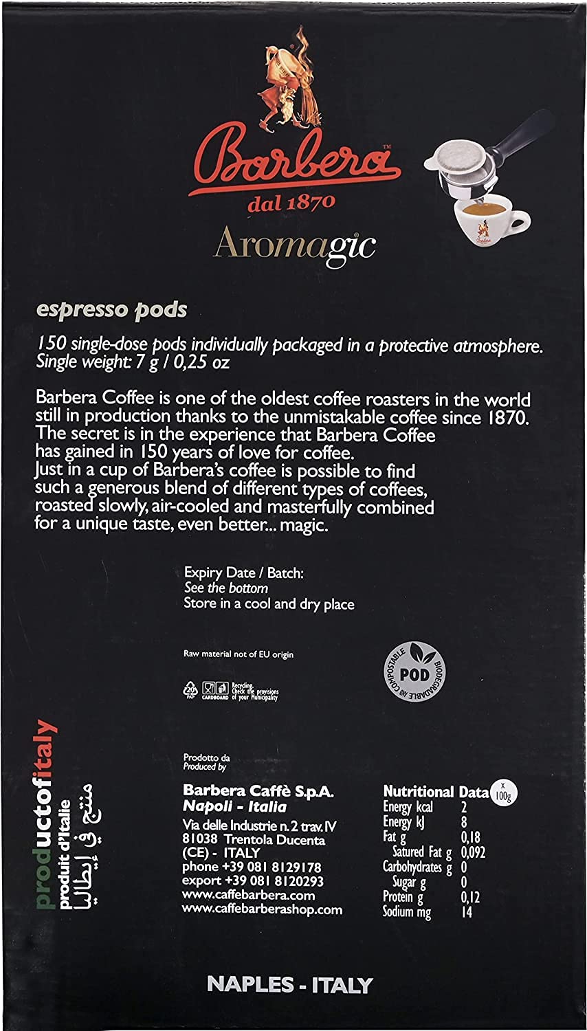 barbera-spinel-ciao-padmaschine-mit-150-aromagic-ese-pads image 4