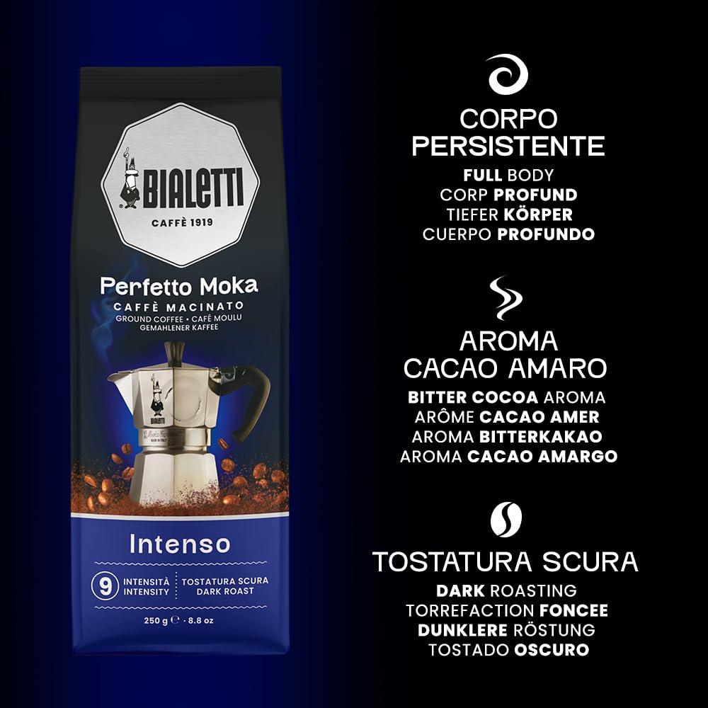 bialetti-perfetto-moka-intenso-gemahlener-kaffee-250g image 3