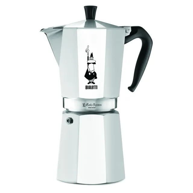 bialetti-moka-express-espressokanne-12-tassen-aluminium-silber image 1