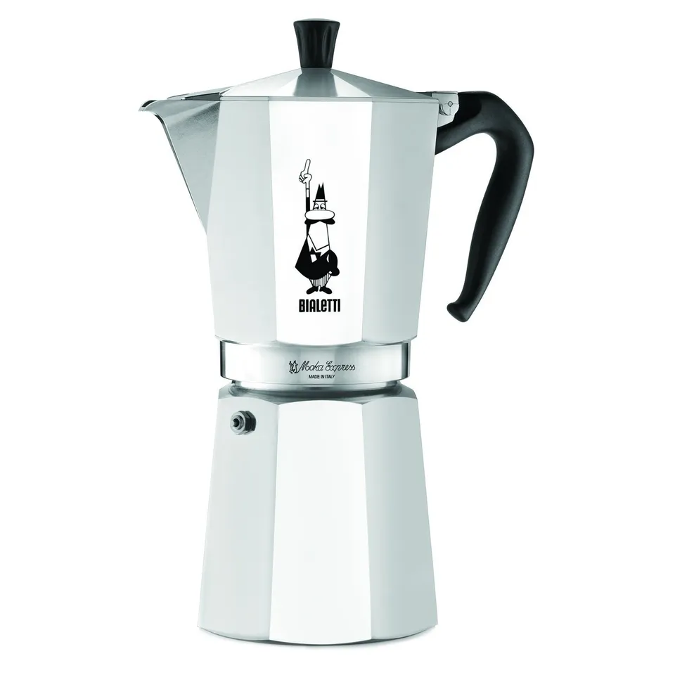 bialetti-moka-express-espressokanne-12-tassen-aluminium-silber image 1