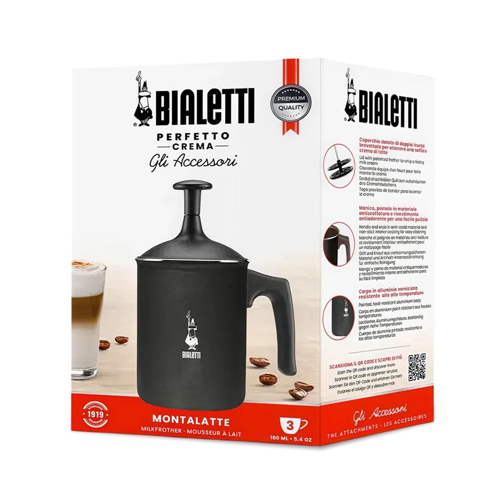 bialetti-tutto-crema-milchaufsch-umer-160-ml-schwarz-gasherd image 2