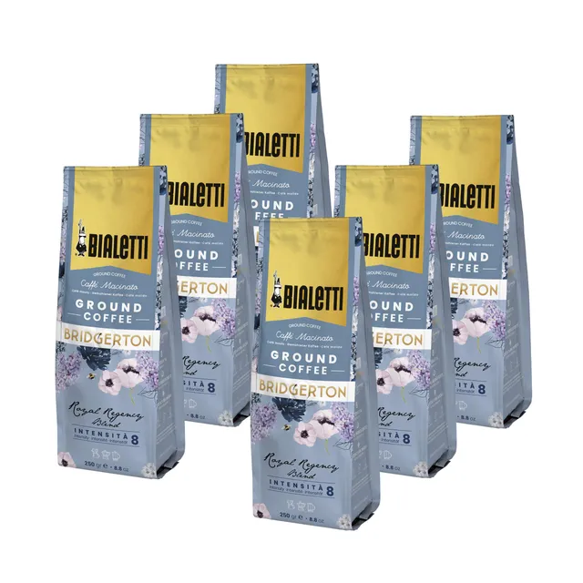 bialetti-bridgerton-royal-regency-gemahlener-kaffee-6x250g-arabica image 1