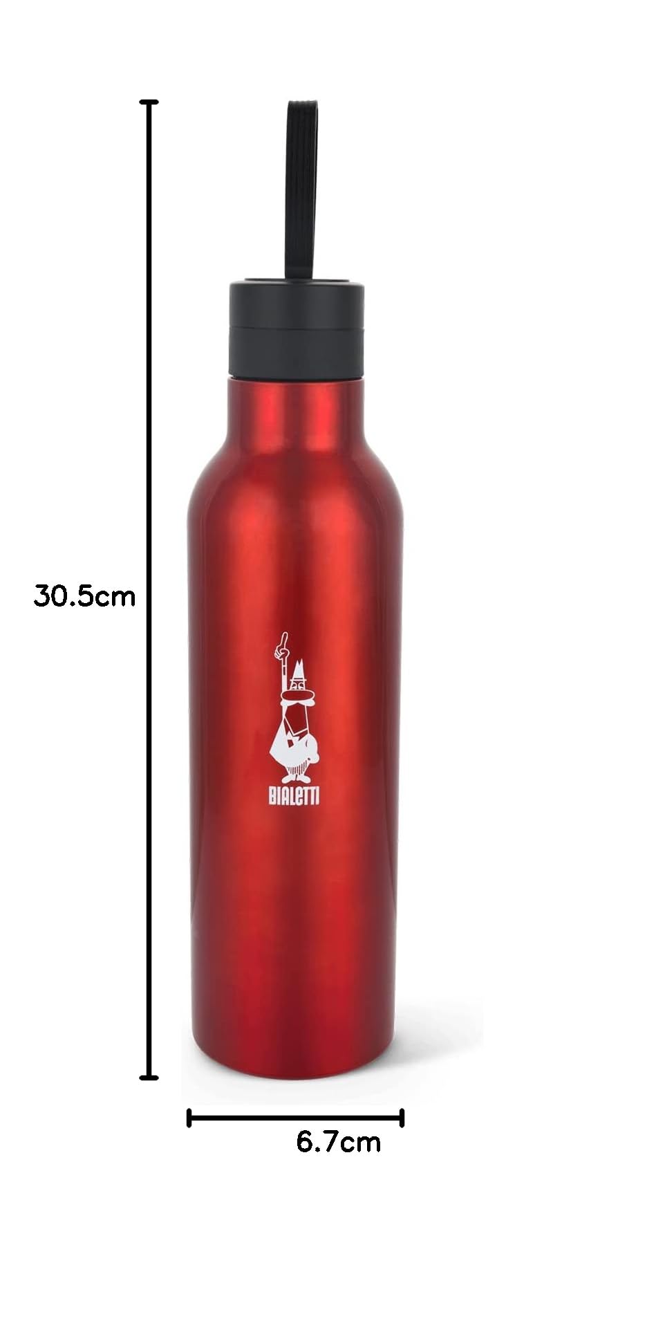 bialetti-to-go-thermoflasche-500-ml-rot-edelstahl image 5