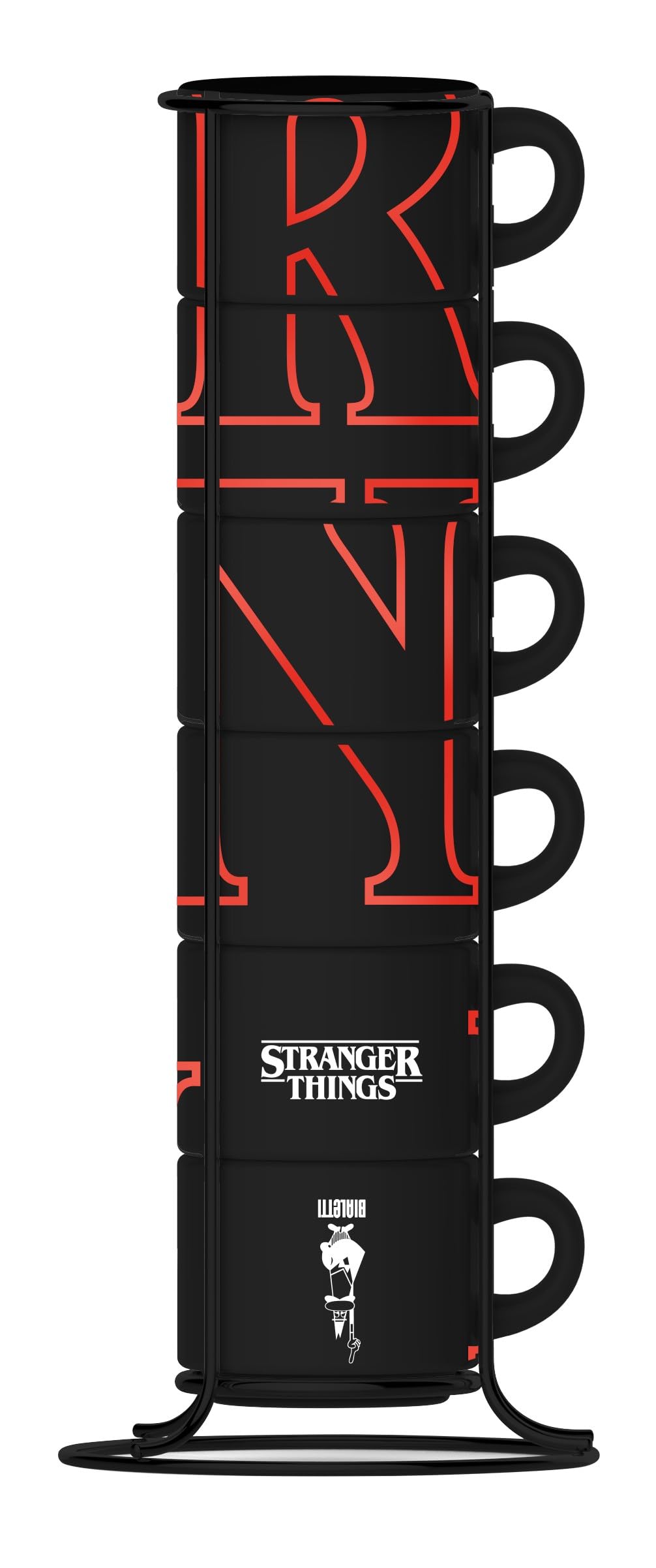 bialetti-stranger-things-espressotassen-6x-80-ml-schwarz image 1