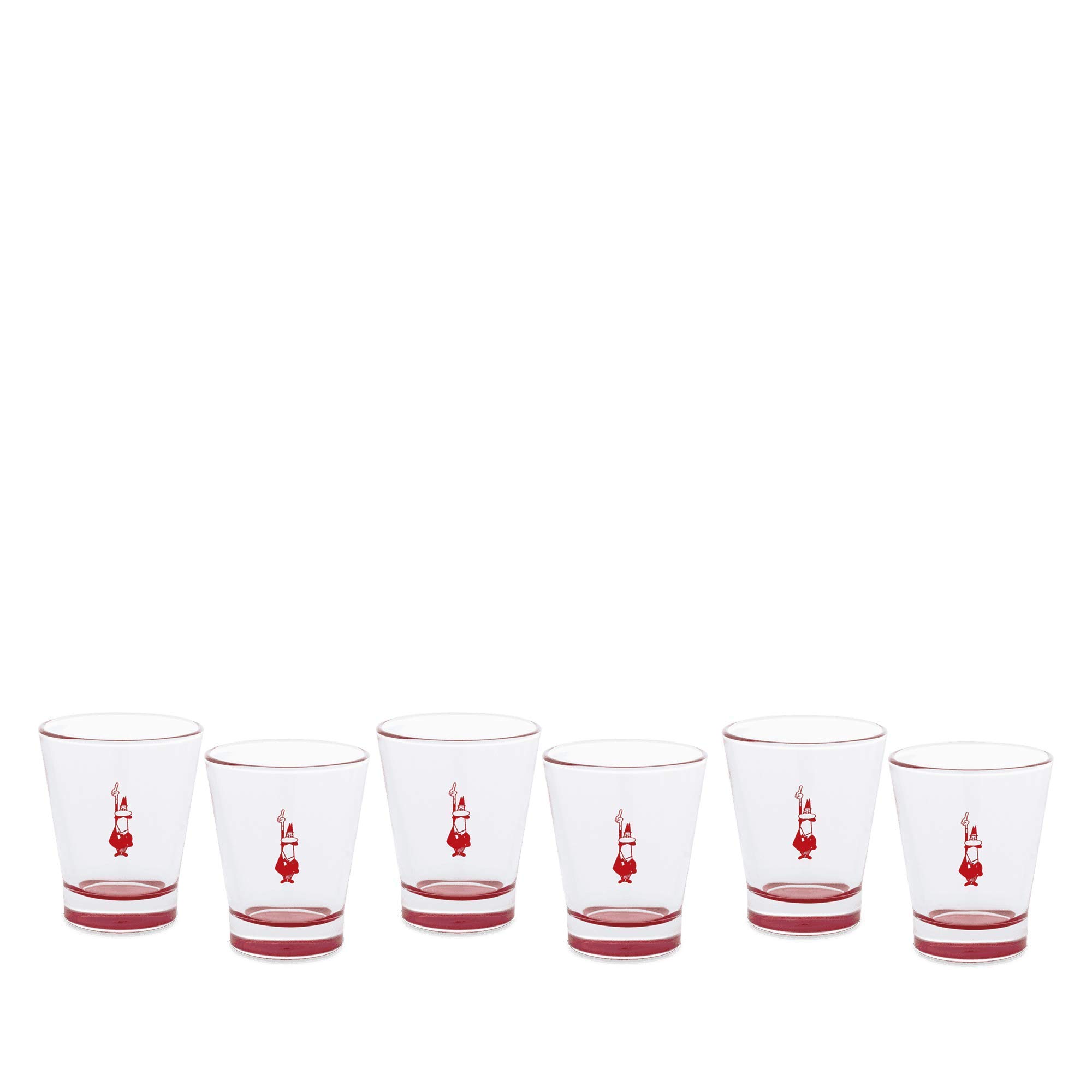 bialetti-cappuccinotassen-glas-transparent-rot-6-st-ck image 1