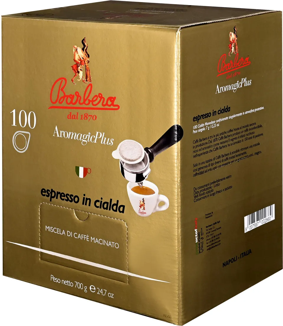 barbera-aromagic-plus-100-ese-pads-aromatisch image 1