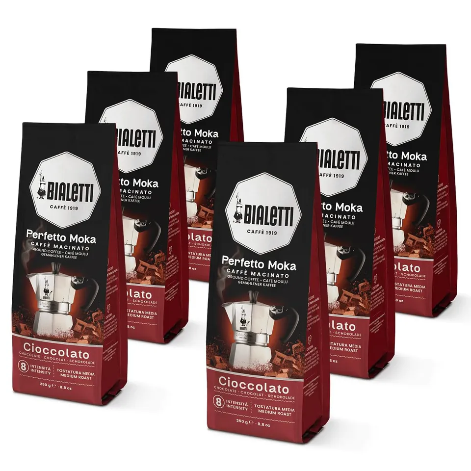 bialetti-perfetto-moka-cioccolato-kaffee-250g-6er-pack image 1