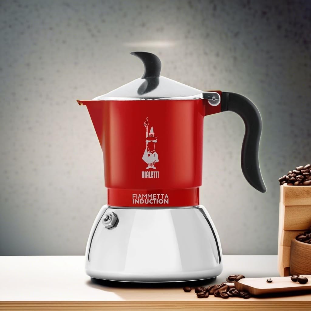 bialetti-fiammetta-induktion-espressokanne-4-tassen-rot-150-ml image 2