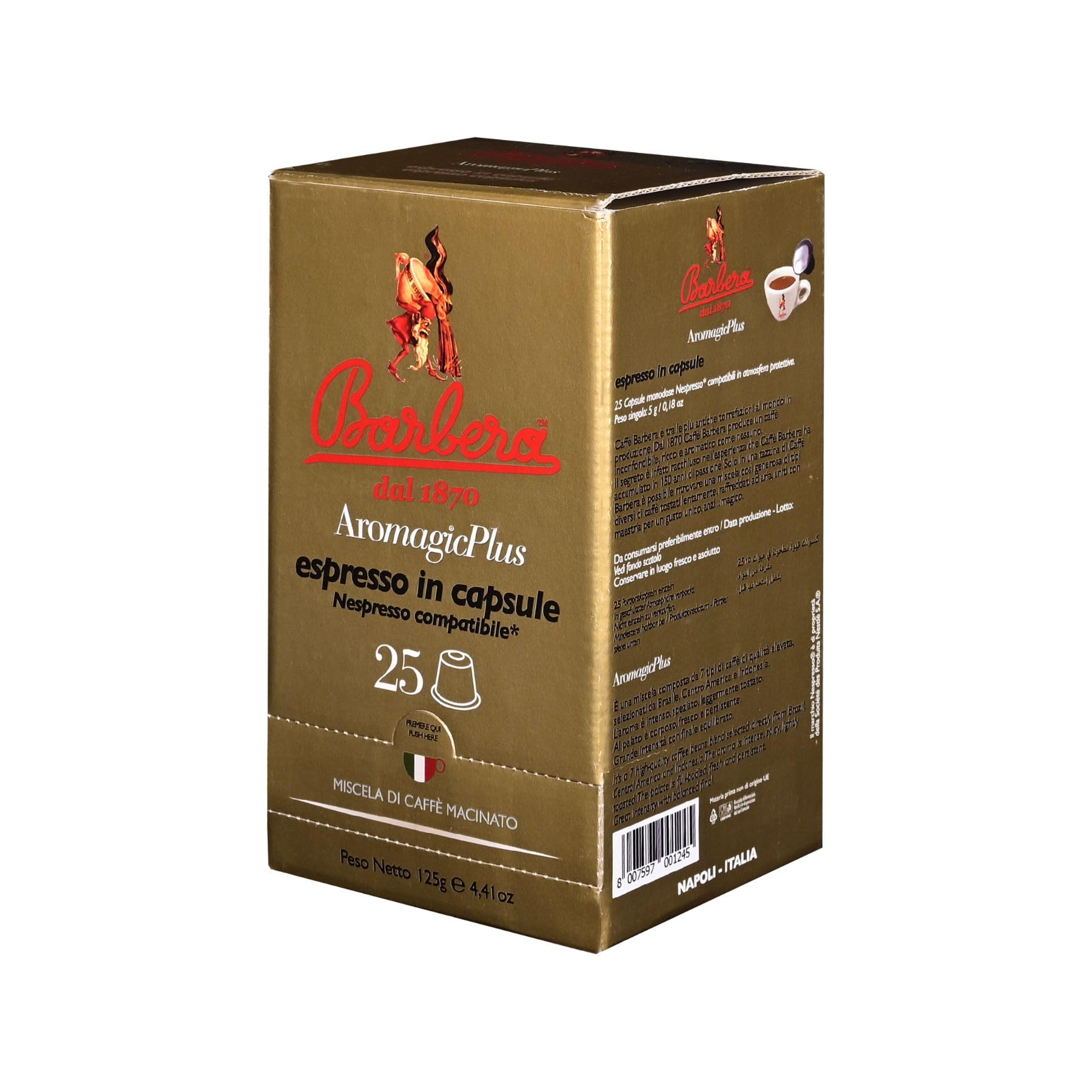 barbera-aromagic-plus-kaffeekapseln-25-st-nexpresso image 1