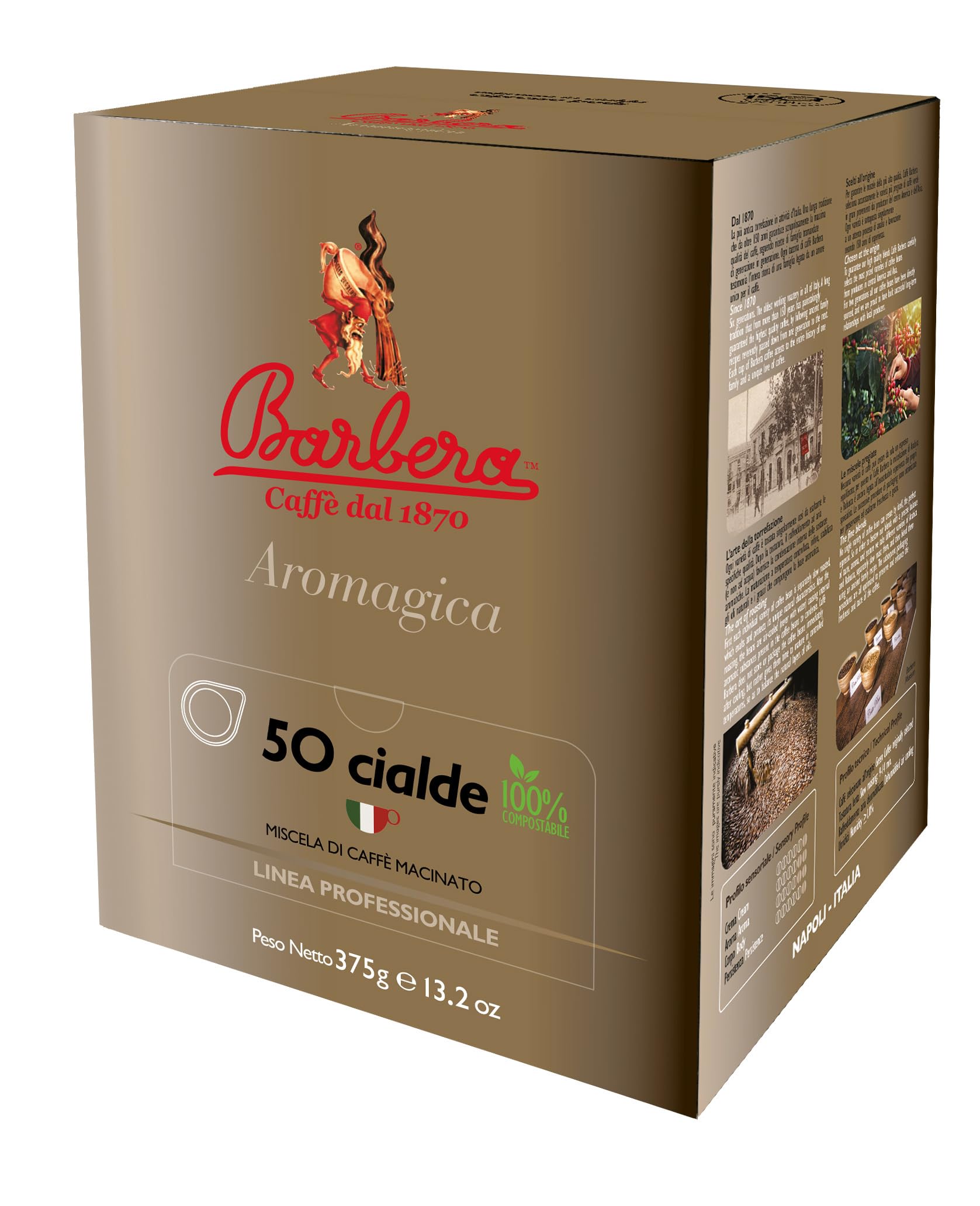 barbera-aromagic-plus-kaffeepads-50-ese-pads-aromatisch image 1