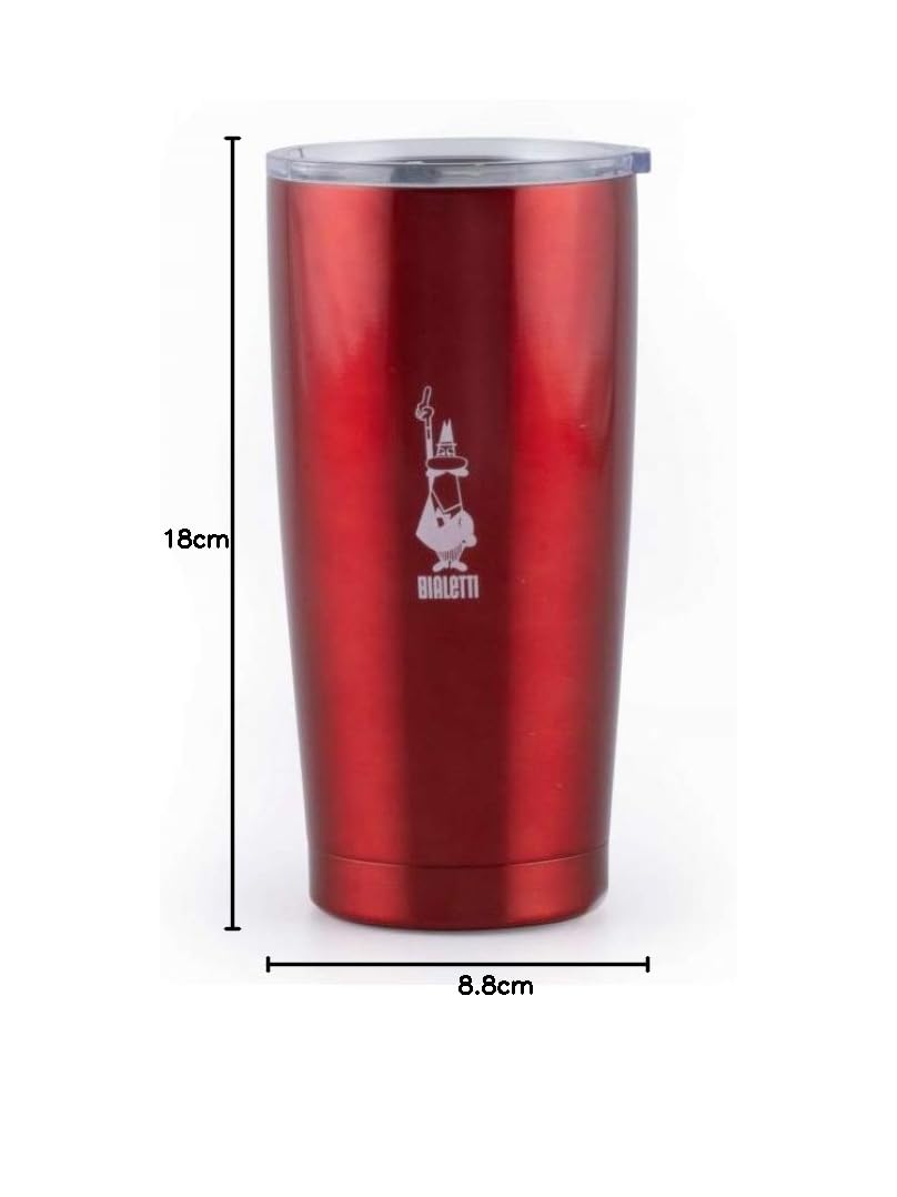 bialetti-to-go-reisebecher-550-ml-rot-edelstahl image 4