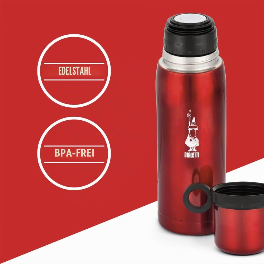 bialetti-to-go-thermoflasche-460-ml-rot-edelstahl image 4