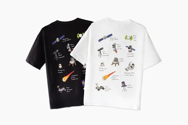 acaia-cosmic-t-shirt-baumwolle-schwarz-und-wei-s-xxl image 1