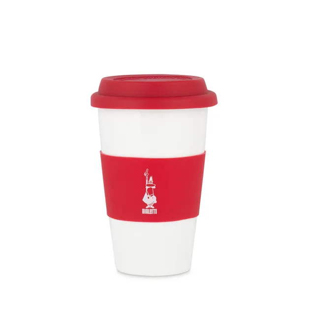 bialetti-to-go-becher-rot-porzellan-300-ml-mit-deckel image 1