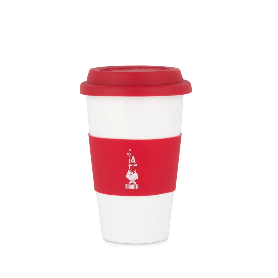 bialetti-to-go-becher-rot-porzellan-300-ml-mit-deckel image 1